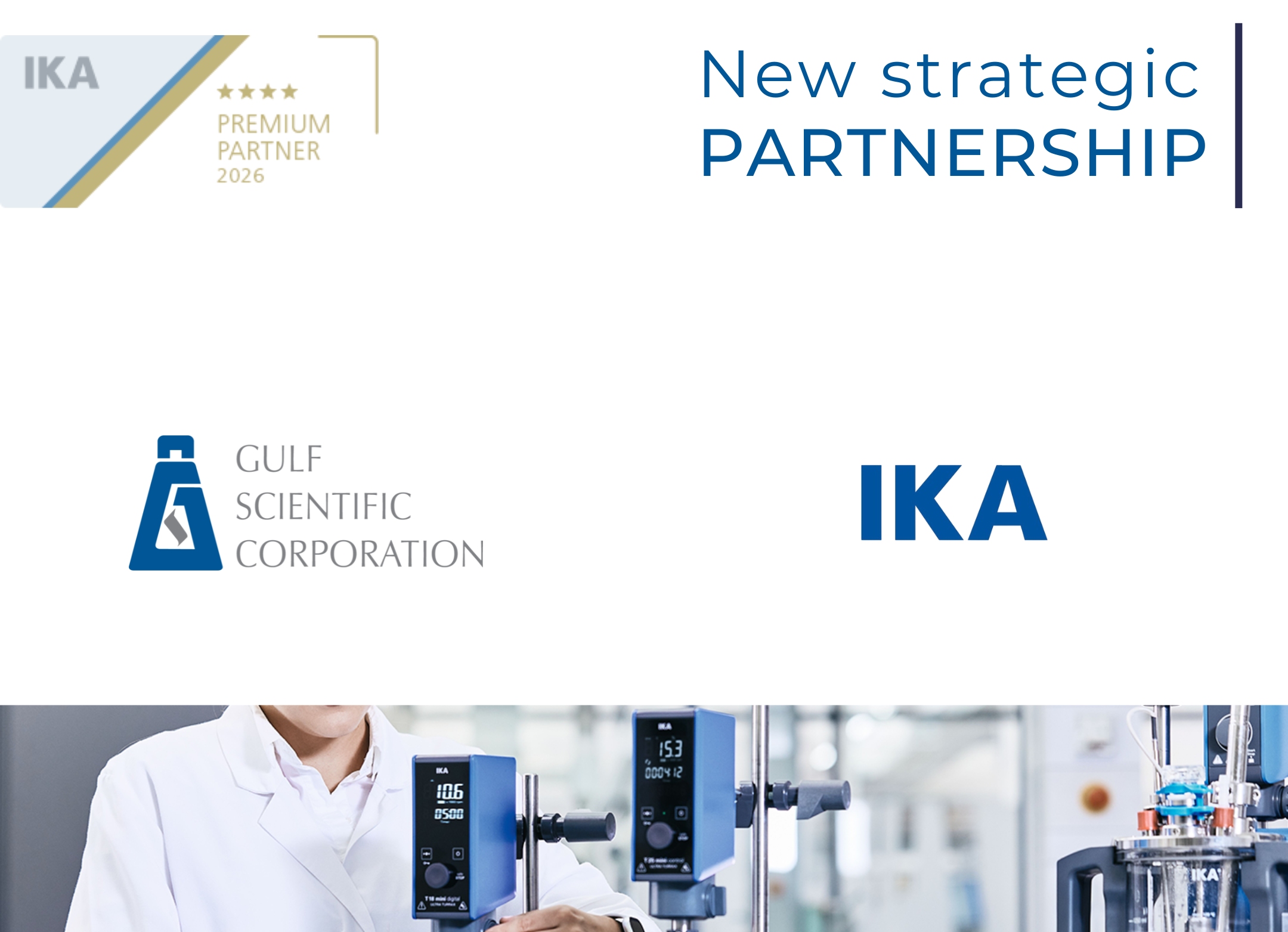 New Business Partnership – IKA
