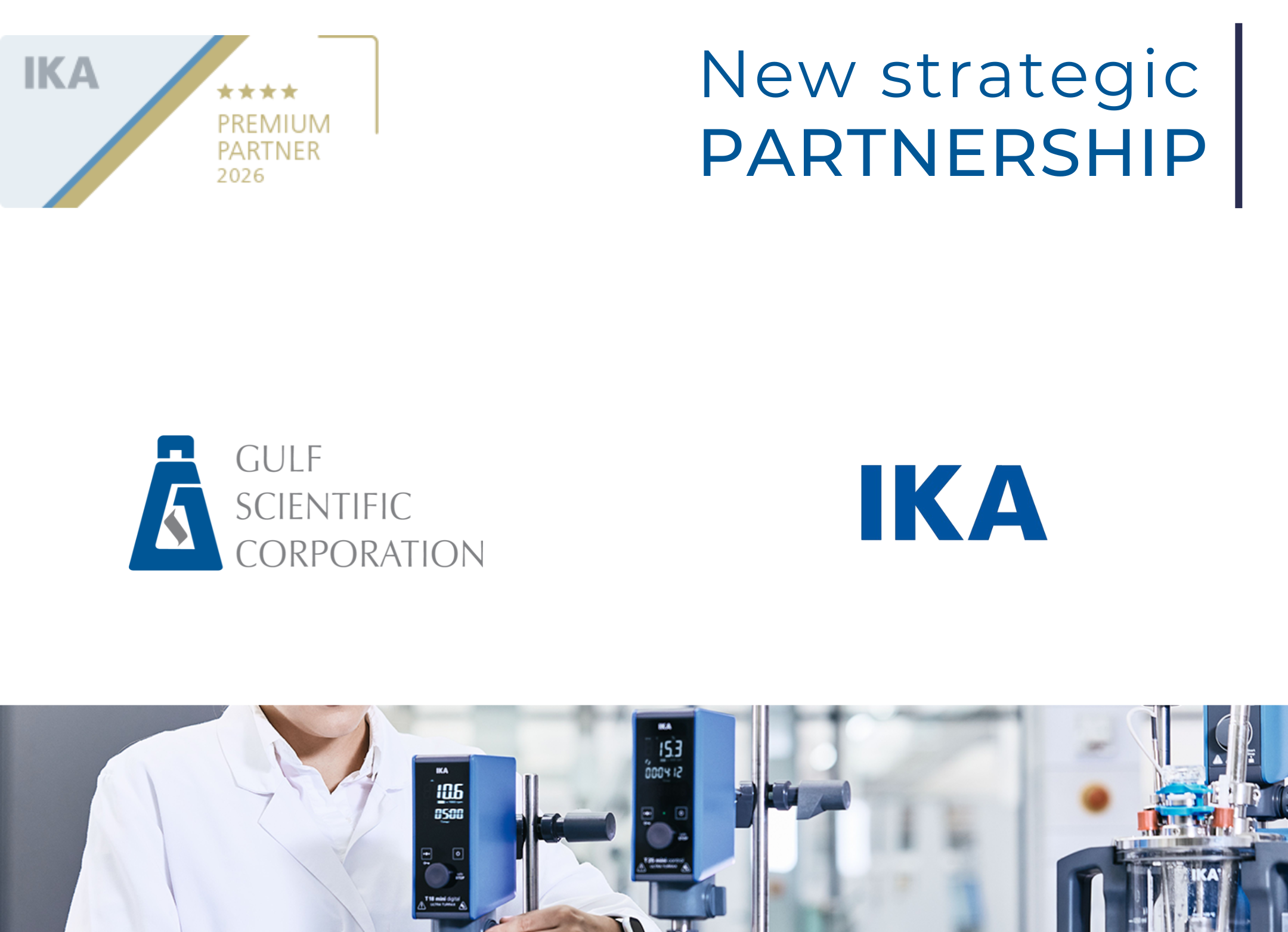New Business Partnership – IKA